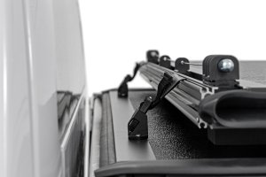 GMC Canyon Hard Low Profile Bed Cover - Rear - Rough Country - Tri-Fold - '15-'24